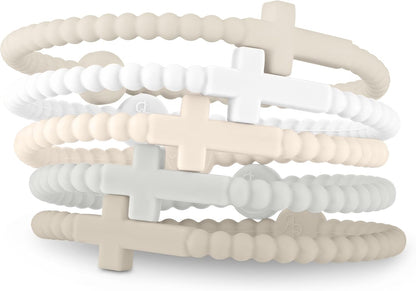 Ryan & Rose Jesus Bracelets - Cross Silicone Bracelet