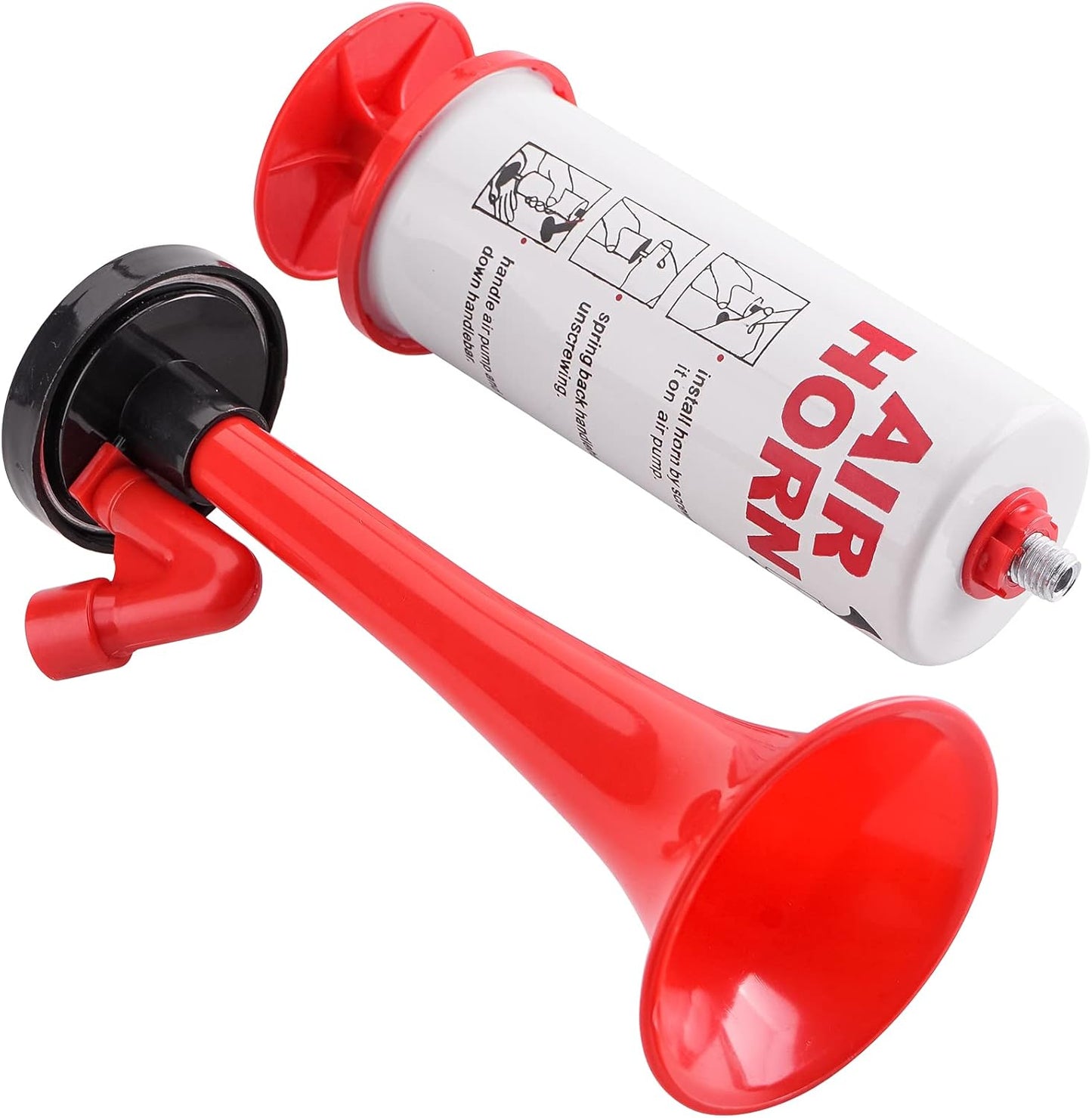 Air Horn for Boat Graduation Party Sports Events Beer Horns Dog Air Horn Self Defense Portable Air Pump Horn(ABS large handheld horn)