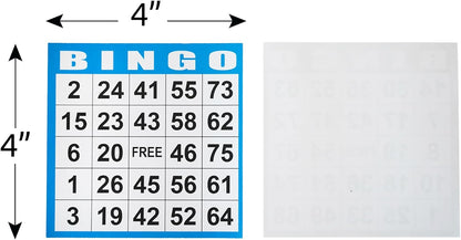 SEETOOOGAMES Bingo Paper Game Cards - 1 on Card - 1000 Sheets (200 Books of 5 Sheets)