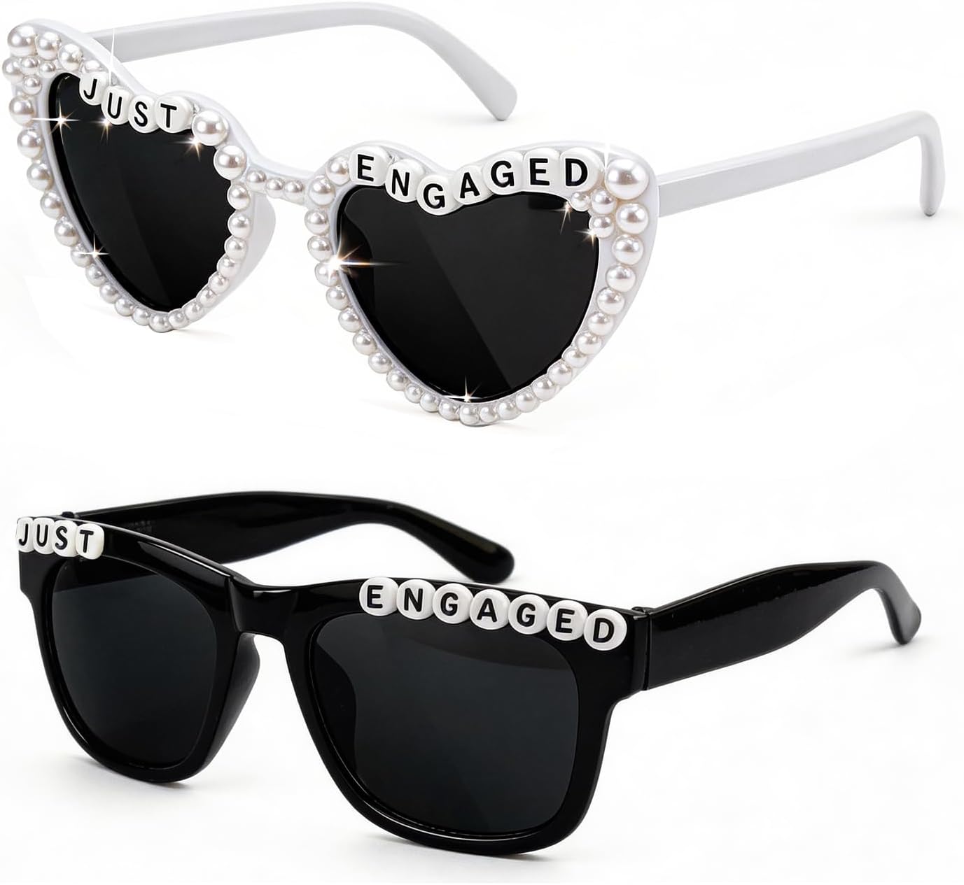 Just Engaged Sunglasses, Engagement Party Favors, Just Engaged Decorations, Engagement Gifts for Women, Bride and Groom Sunglasses for Wedding Accessories, Wedding Essentials