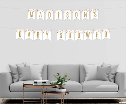 Andaz Press Blush Pink Gold Glitter Girl Baby Shower, Printable Table Tent Place Cards, 20-Pack, Seat Placement Cards Blank Place Cards For Table Settings Name Cards for Wedding, Graduation Food Cards - Colors B