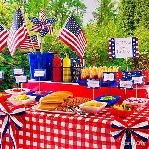 ALINK American Flag Red Blue White Paper Straws, 100 Straws for Memorial Day /4th of July, Super Bowl, Patriotic Party, Americana Themed Party Celebration