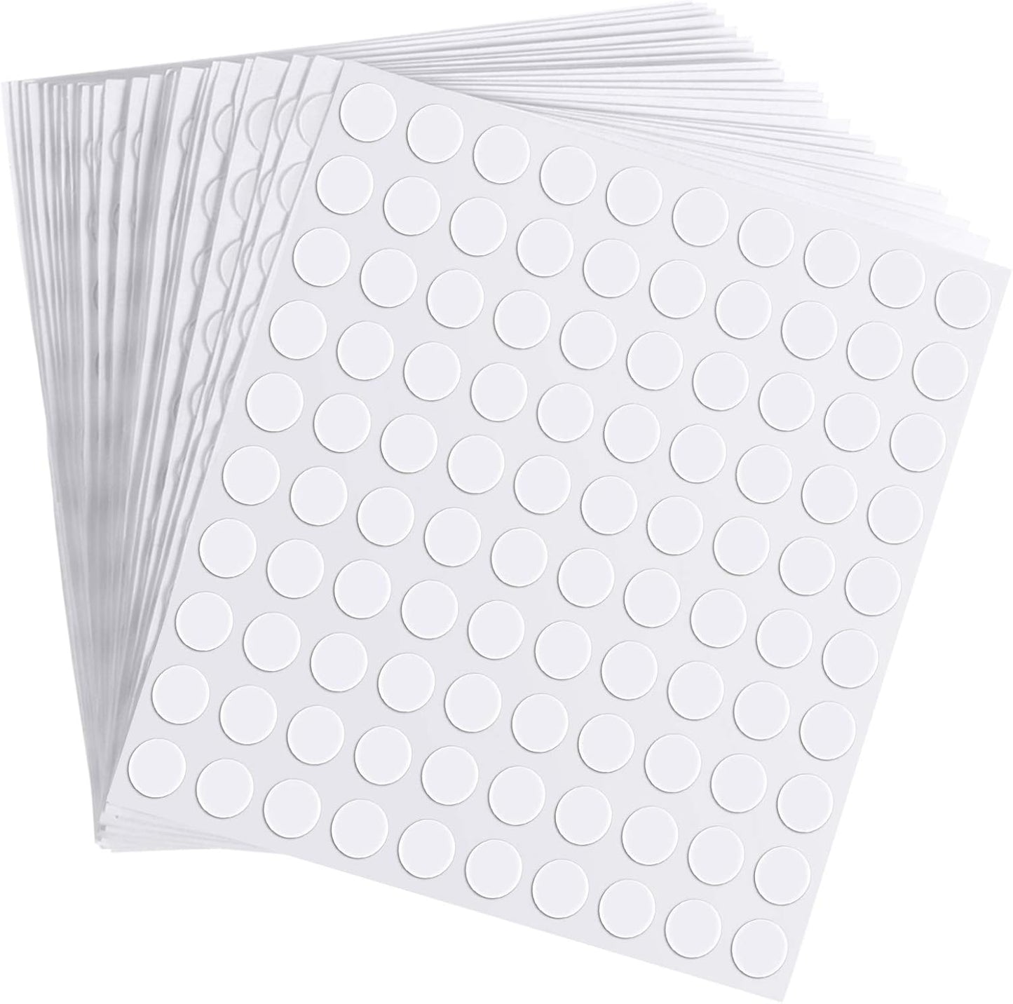Zonon 1000 Pcs Double Sided Adhesive Dots Clear Glue Point Tape Stickers Balloon Glue Round Mini No Traces Adhesive Sticker Dot Sticker for Classroom Decor Craft DIY Office (0.24 Inch/ 6 mm)