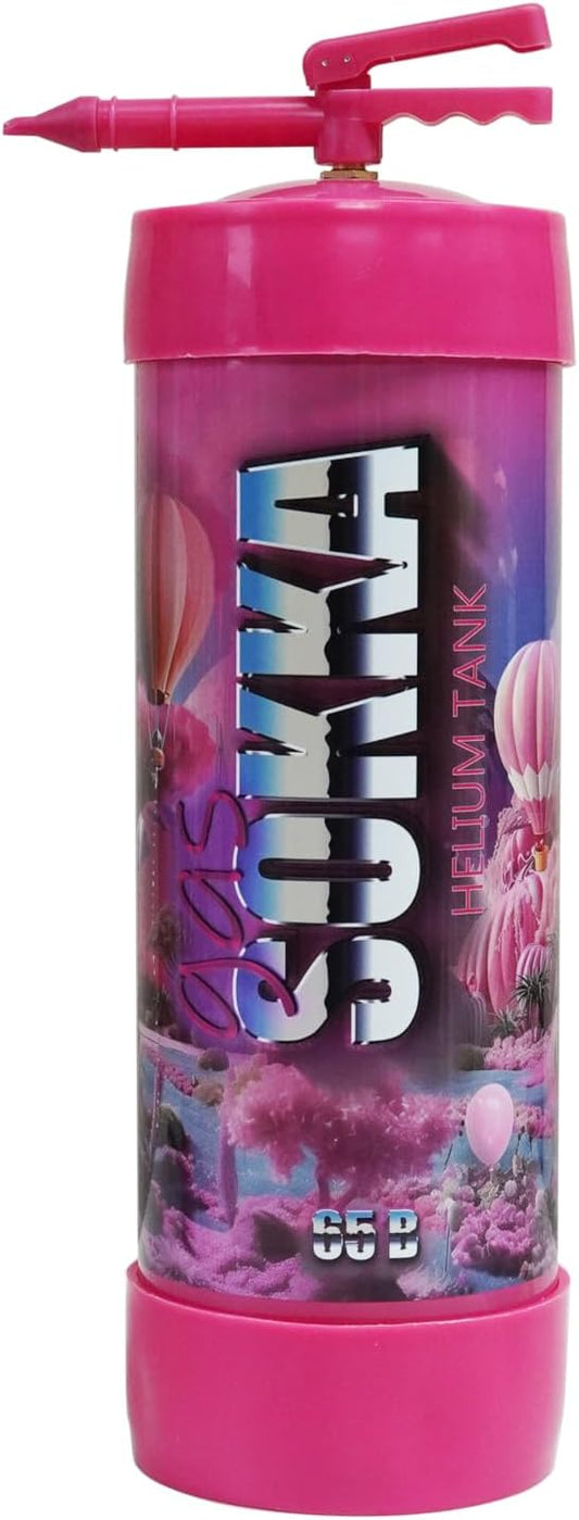 SOKKA Disposable Helium Tank for Balloons - Portable Helium Cylinder Fills 100+ Balloons, for Parties Weddings Birthdays Decorations