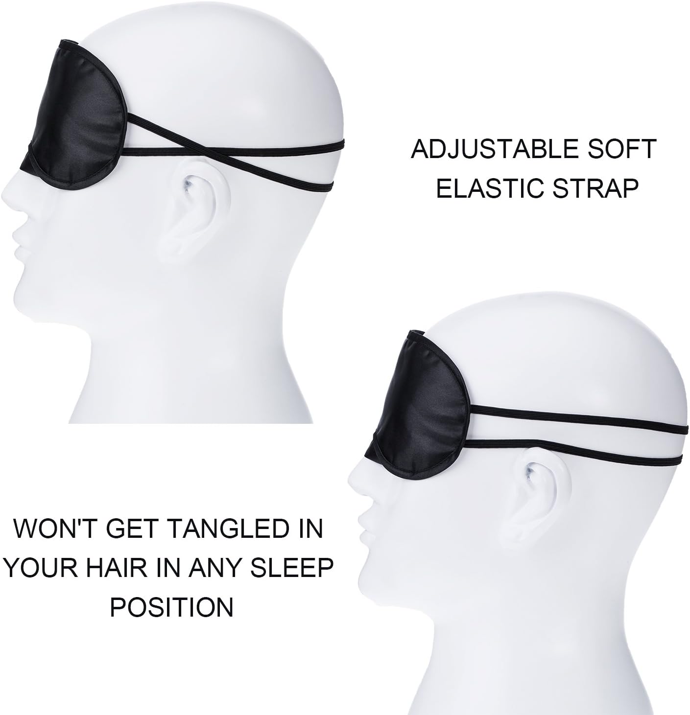 30 Pieces Blindfold Eye Cover Sleep Mask for Games Party Sleeping Travel with Nose Pad and Adjustable Strap (Multicolored)
