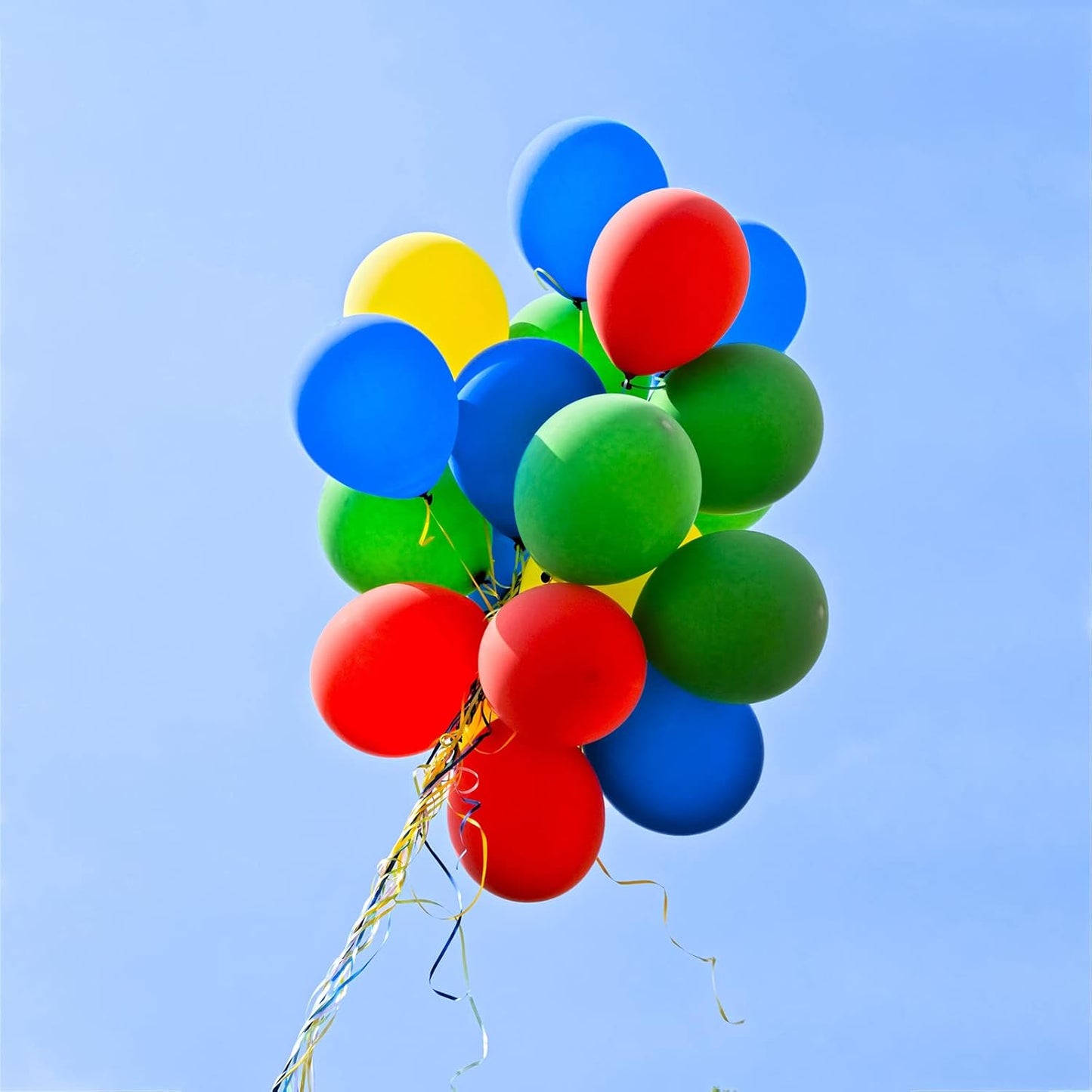 110pcs Black Balloon 12 inch, Black Latex Balloons for Birthday Party Baby Shower Wedding(with 2 Ribbons). - Colors A