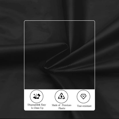 tujol Royal Blue 6 Pack Plastic Table Cloth 54" x 108", Disposable Tablecloths Rectangle Table Cover, Plastic Tablecloths for Parties