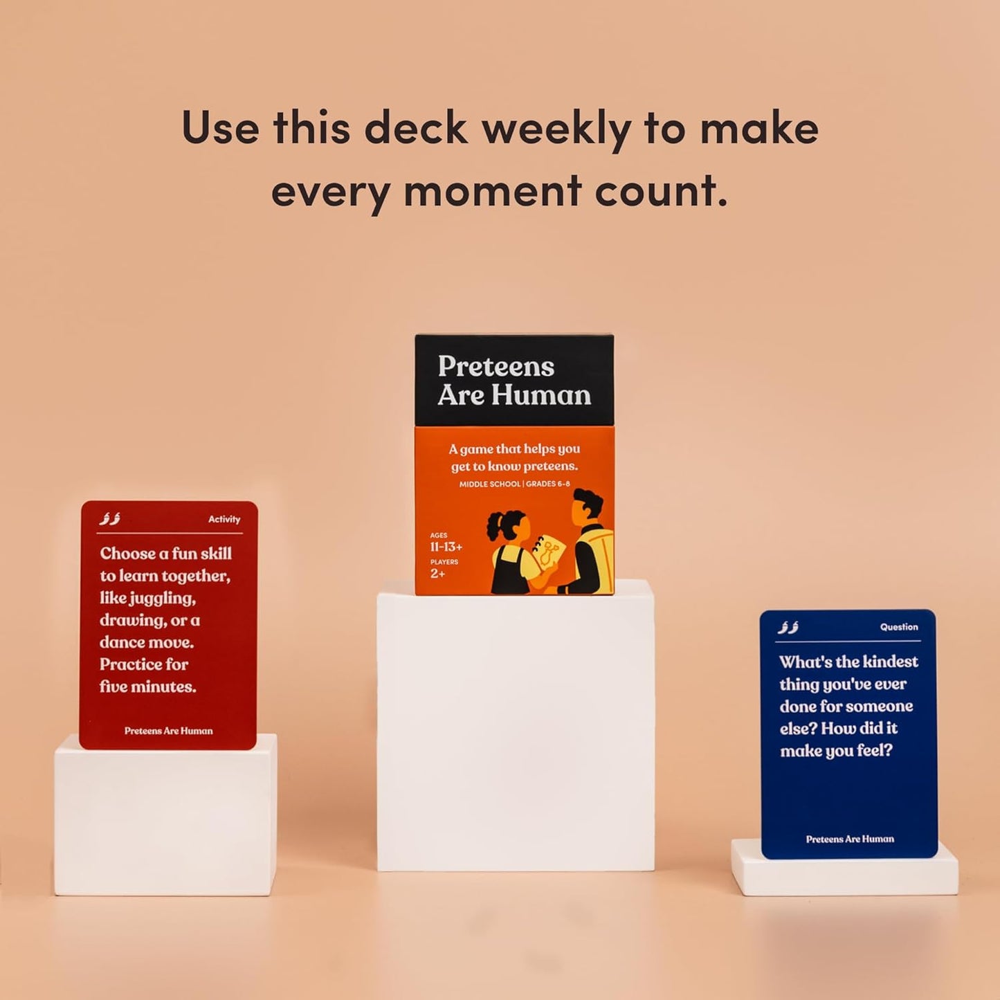 Partners are Human | 140 Conversation Cards to Help Deepen Romantic Relationships | Card Game for Bonding & Communication | Therapy for Adults