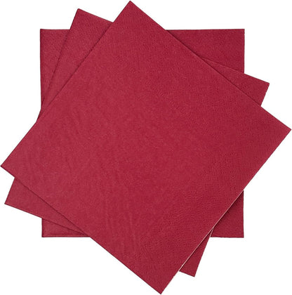 24 colors Cocktail Napkins 5 * 5inch disposable Beverage Napkin paper for Cocktail, Wedding, Dinner，Brithday Party Dessert Wine Paper Napkins（ 120 Count）