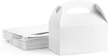 ValBox Treat Boxes 30 Pack Brown Kraft Paper Gable Gift Boxes - Goodies Favor Box for Kids' Birthday Party, Wedding, Baby Shower, 6.2 x 3.5 x 3.5 Inches