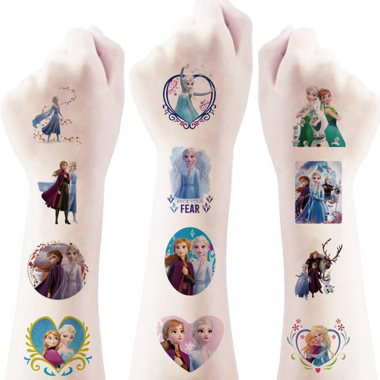 40pcs Frozen Temporary Tattoos - Cartoon Frozen Theme Birthday Party Favors Gifts, Home Activity & Class Prizes, Carnival & Christmas Rewards