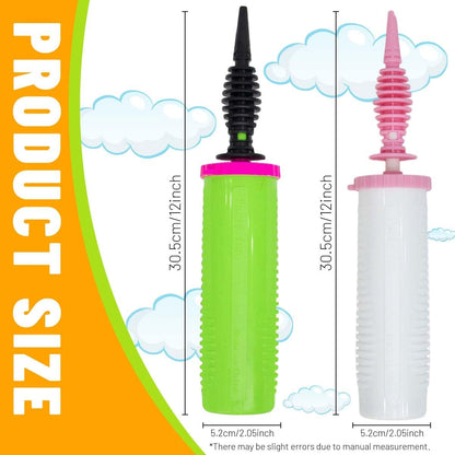 Balloon Pump Handheld Two-Way Dual Action,Double-Way Air Intake Portable Manual Inflator for Balloons,Swimming Rings, Inflatable Toys, Party Decorations