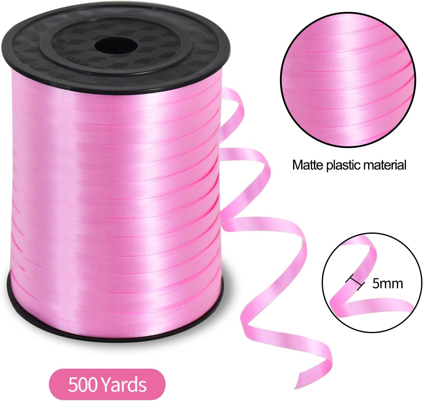 TONIFUL 500 Yards Curling Ribbon-Balloon Ribbon-Balloon String for Art&Craft Decor,Gift Wrapping,Ribbons and Bows for Christmas New Year Birthday Gifts (Silver)