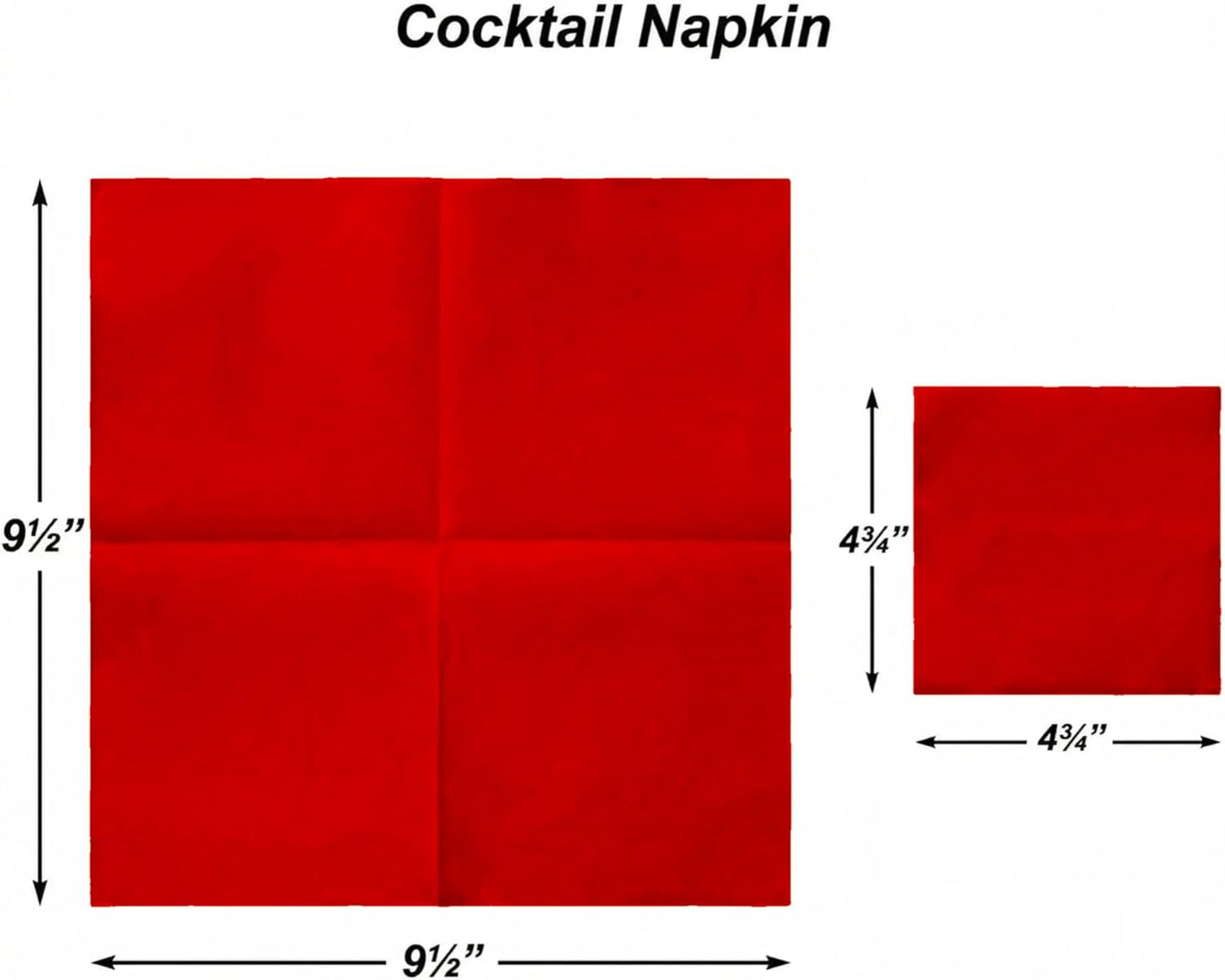 AH AMERICAN HOMESTEAD Cocktail Napkins-Disposable Beverage/Bar Napkins-White Linen-Like Square Napkins-Eco-Friendly & Compostable-Everyday Use, Party or Wedding 4.75inch x 4.75inch (100 Count, White)