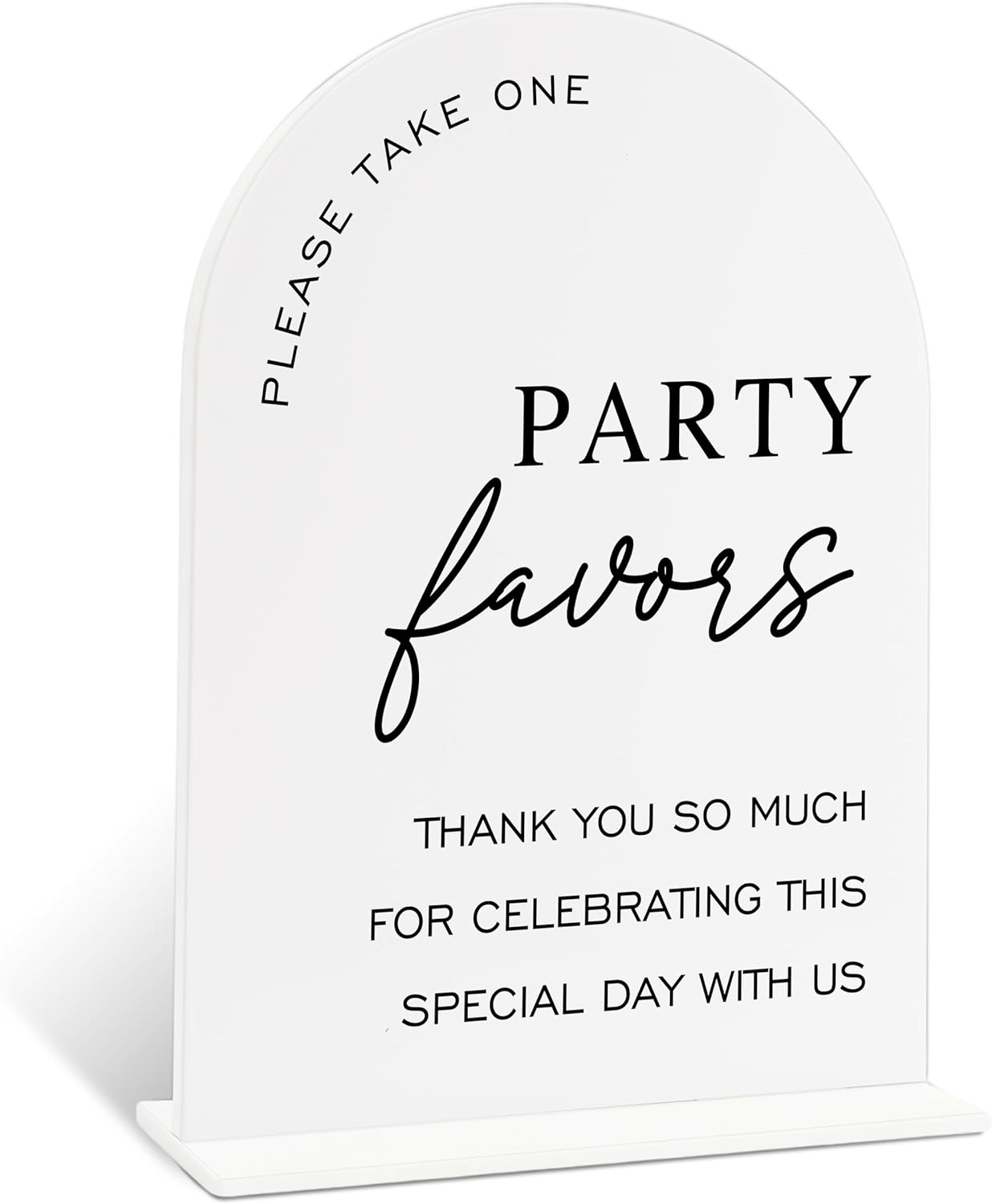 Sign Our Bible Wedding Sign, White Acrylic Wedding Guest Book Sign, Bridal Shower Decor, Elegant Arch Acrylic Table Top Signs for Reception Marriage Engagement Party Decorations