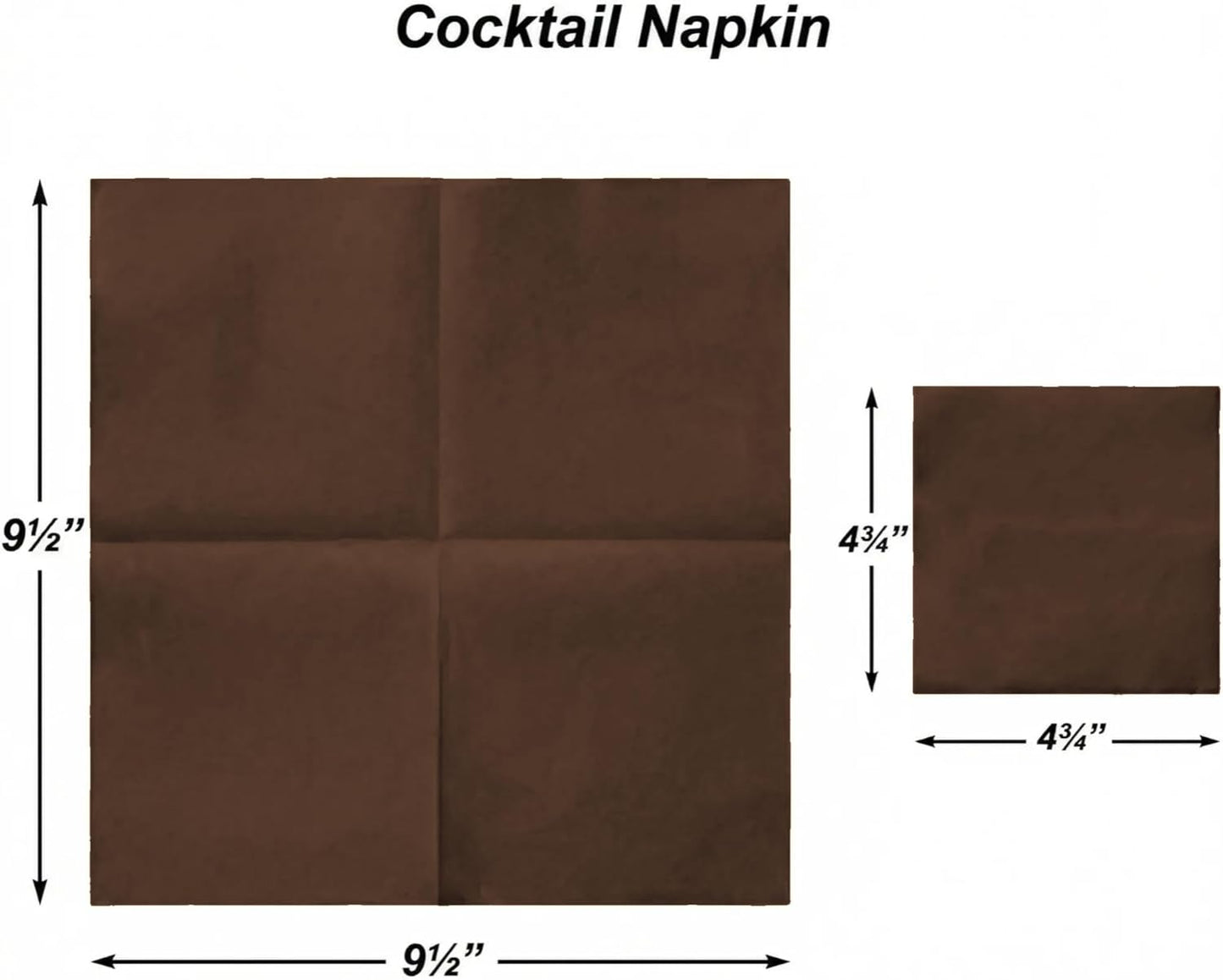 AH AMERICAN HOMESTEAD Cocktail Napkins-Disposable Beverage/Bar Napkins-White Linen-Like Square Napkins-Eco-Friendly & Compostable-Everyday Use, Party or Wedding 4.75inch x 4.75inch (100 Count, White)