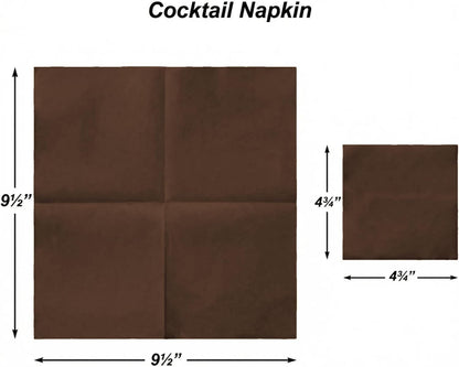 AH AMERICAN HOMESTEAD Cocktail Napkins-Disposable Beverage/Bar Napkins-White Linen-Like Square Napkins-Eco-Friendly & Compostable-Everyday Use, Party or Wedding 4.75inch x 4.75inch (100 Count, White)