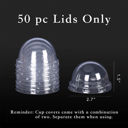 Party Hippo Cupcake Cups, 3.5 Oz 50 pcs Disposable Foil Muffin Liners, Gold Baking Cups, Ramekin Aluminum Cupcake Tip Pan Ramekin Holders, Little Baking Cups (White)