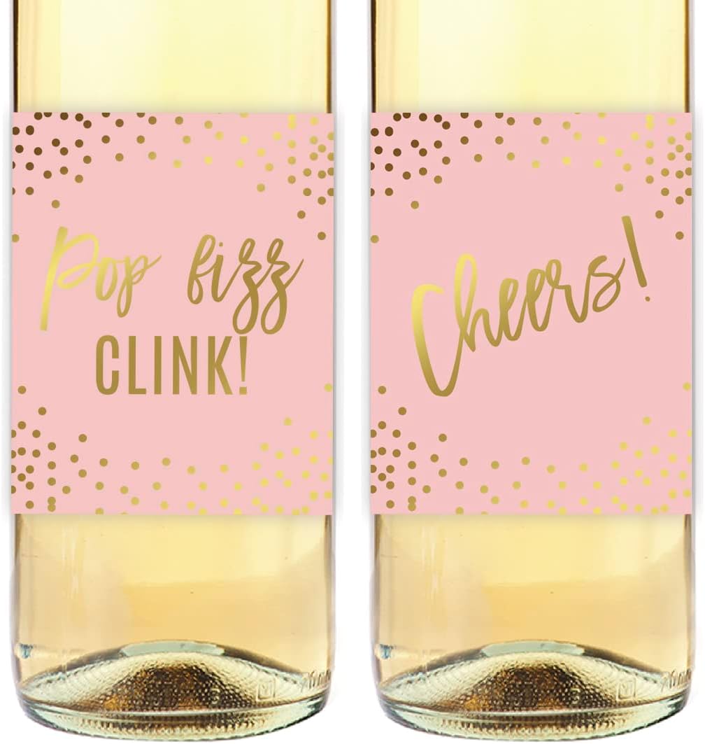 Andaz Press Blush Pink and Metallic Gold Confetti Polka Dots Bachelorette Party Bridal Shower Collection, Scavenger Hunt Game Cards, 20-Pack