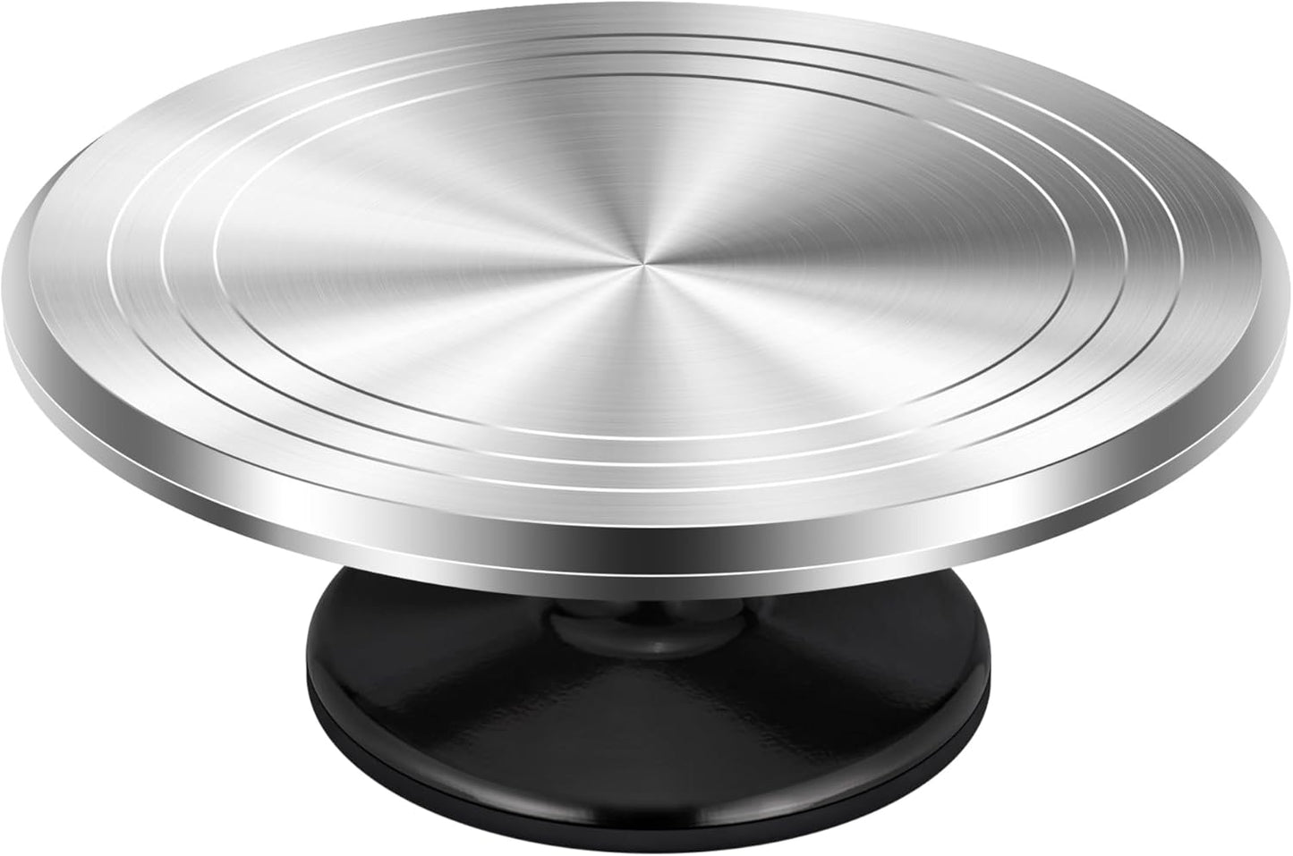 Kootek Aluminium Alloy Revolving Cake Stand 12 Inch Rotating Cake Turntable for Cake, Cupcake Decorating Supplies for Mother's Day