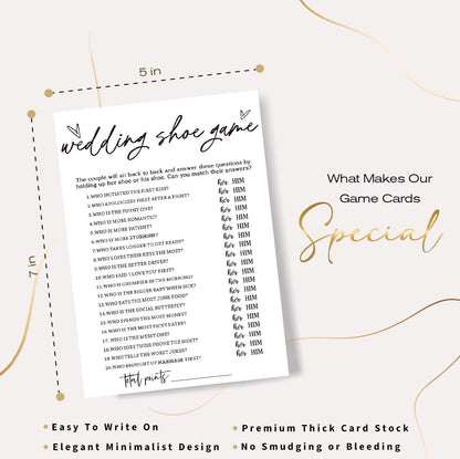 Bridal Shower Bingo, What Will The Bride to Be Receive, 25Pcs Bridal Bingo Game Cards, Engagement Party Games for Guests, Minimalist White Wedding Party Supplies - A18