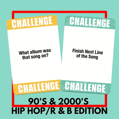Lyrically Correct '90s & 2000s Music Trivia Card Game - Hip Hop and R&B Edition - Finish the Lyrics Challenge, Fun for Adults, Party or Family Night