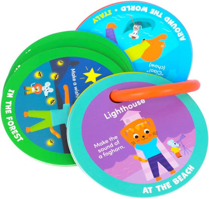 MOLLYBEE KIDS Dino Stomp and Roar, Toddler and Preschool Dinosaur Activity Cards, Gifts for 3, 4 Year Olds, Toddler Activities