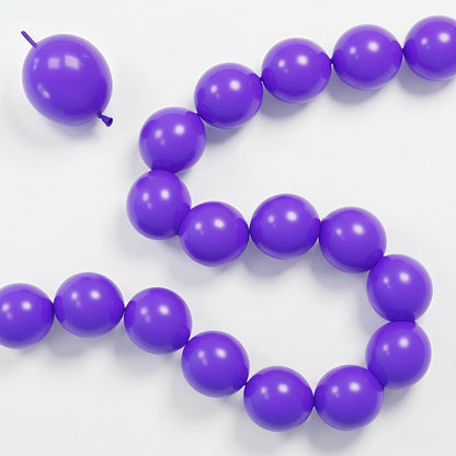 Gold Quick Link Balloons, 60PCS Linking for Balloon Wall Arch Chains, 6inch Linkable for Wedding Birthday Baby Shower Engagement Graduation Party Decorations
