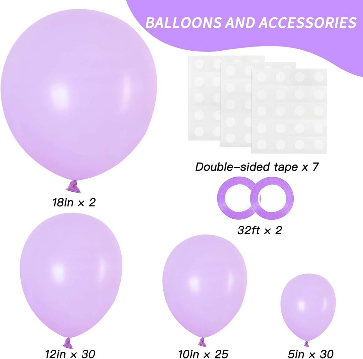 RUBFAC 87pcs Metallic Blue Silver Balloon Garland Arch Kit, 18 12 10 5 Inch Blue Silver Confetti Latex Party Balloons for Birthday Graduation Baby Shower Decoration