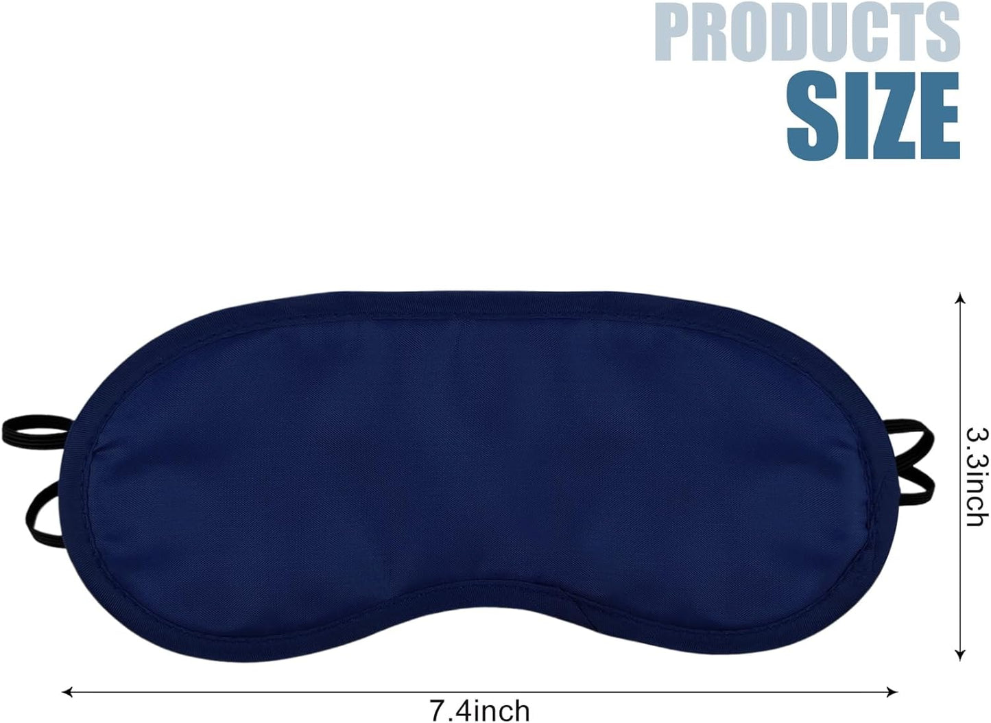 5 Pcs Eye Masks, Sleeping Mask Lightweight Shade Blindfold, Eye Covers for Sleeping Travel Sleep Party Games, Unisex (Black)