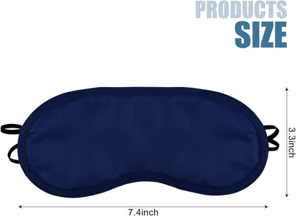 5 Pcs Eye Masks, Sleeping Mask Lightweight Shade Blindfold, Eye Covers for Sleeping Travel Sleep Party Games, Unisex (Black)