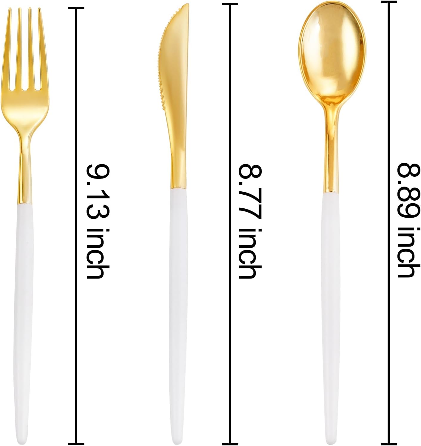 SUT 150Pcs Silver Plastic Silverware, Silver Disposable Cutlery, Heavy Duty Disposable Silverware, Plastic Utensils Include 50 Plastic Forks, 50 Plastic Spoons, 50 Plastic Knives