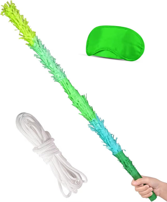 30 Inch Piñata Stick Kit Unbreakable Pinata Stick with Blindfold Blind Rope Suitable for Boys Girls Adults Can Have Fun at Any Party