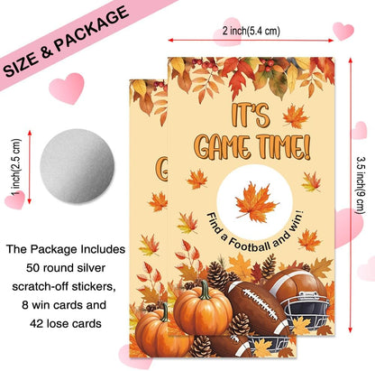 50 Pcs It's Race Time Go Scratch off Game Cards, Funny Racing Party Scratch Cards, Karting Theme Birthday for Teens Adults, Racing Lottery Prize Raffle Tickets, Birthday Game Supplies