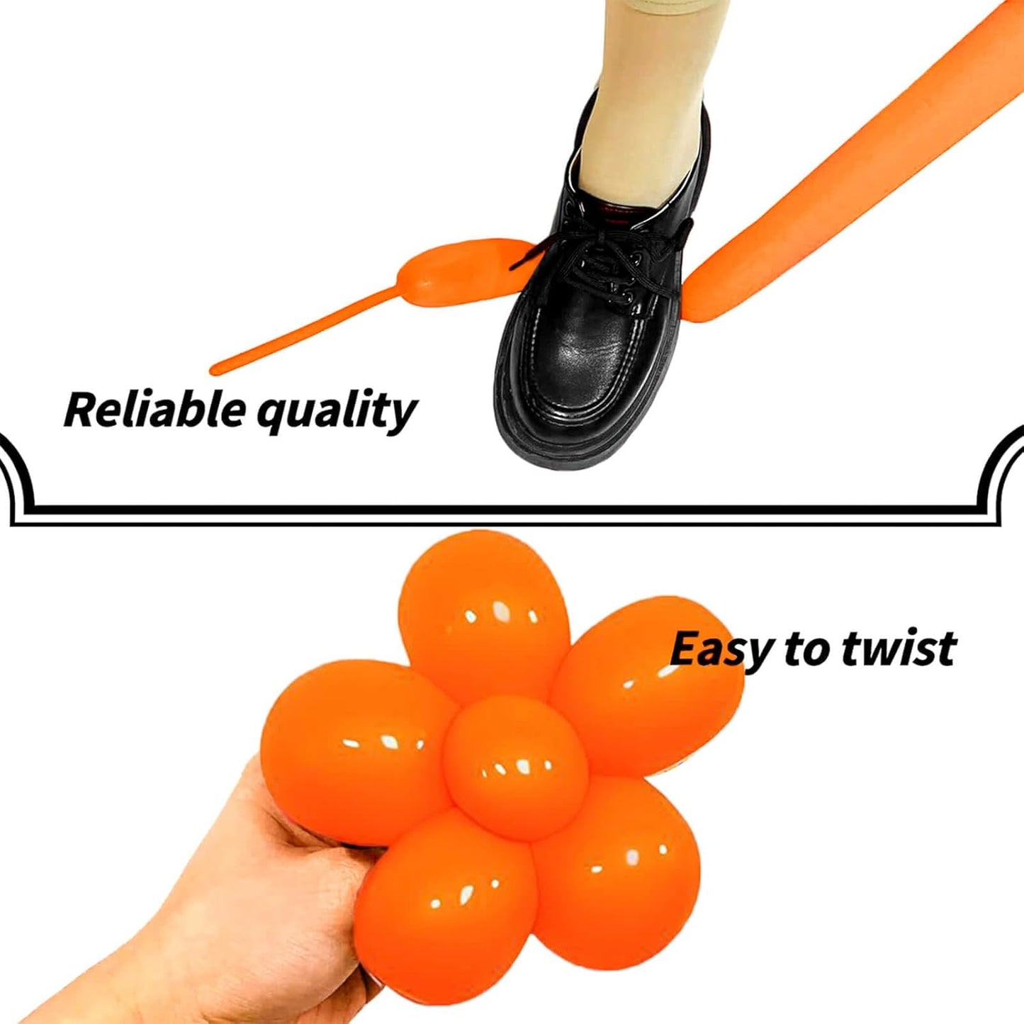 260 Balloons Clear, Thickening Long Balloons for Tying Arch, Twisting Latex Animals Magic Modeling Skinny Birthday Balloon for Kid‘s Party Wedding Decoartion Supply 100pcs