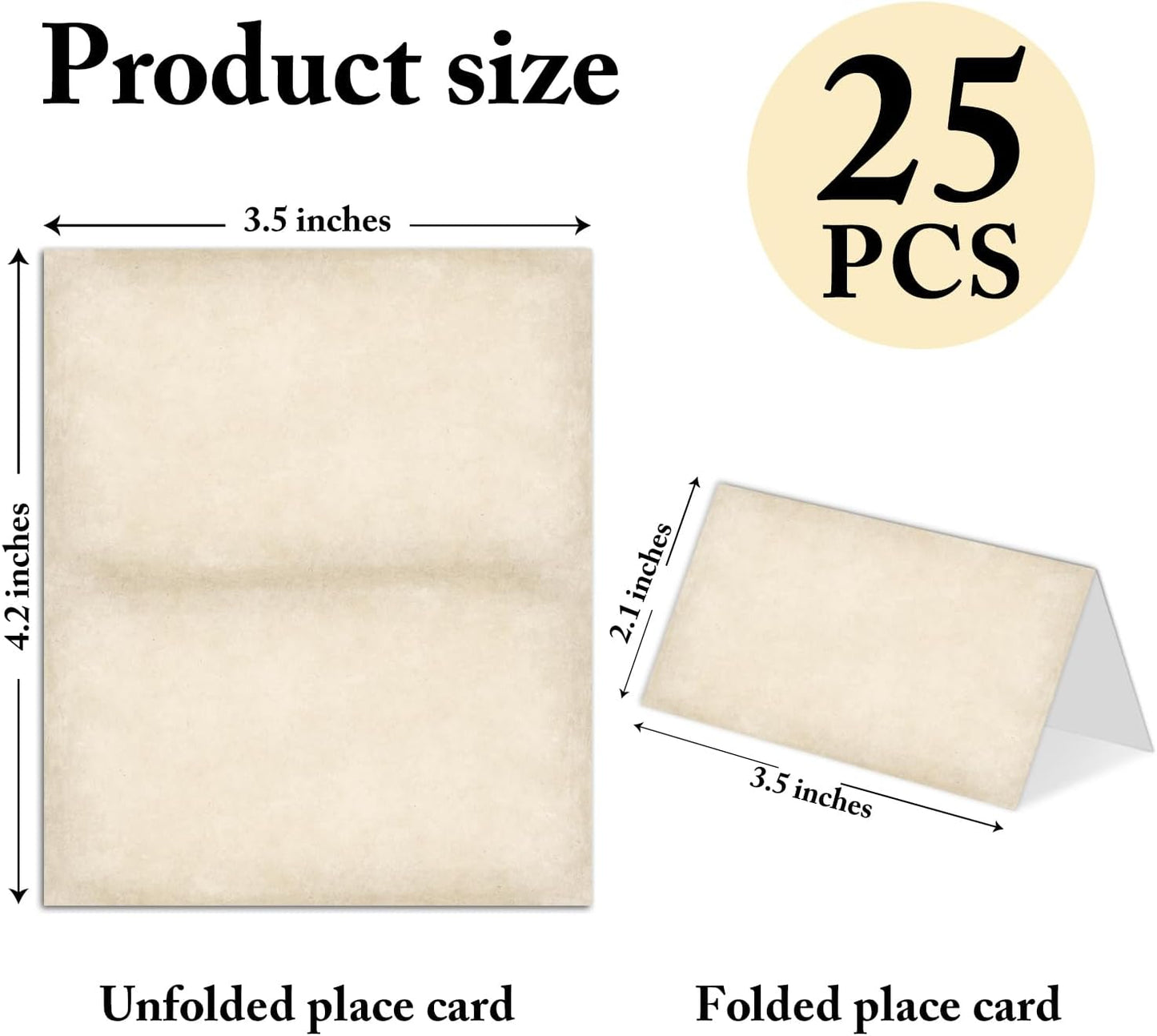25 Pack Pink Plaid Bow Place Cards, Editable Name Cards for Table Setting, Tent Cards Food Label for Dinner Party, Bridal Shower, Wedding, Baby Shower and Events -T30