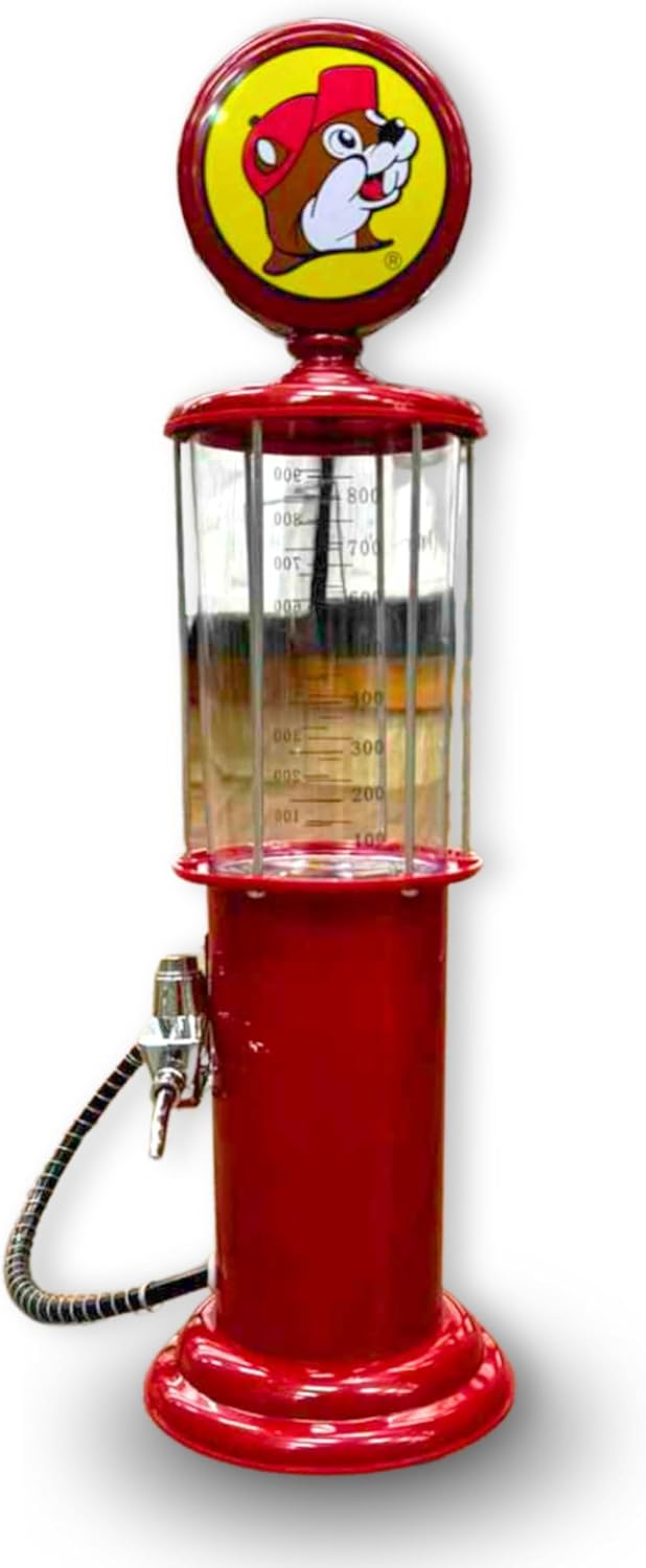 Buc-ee's Gas Pump Beverage Dispenser, 34 ounces