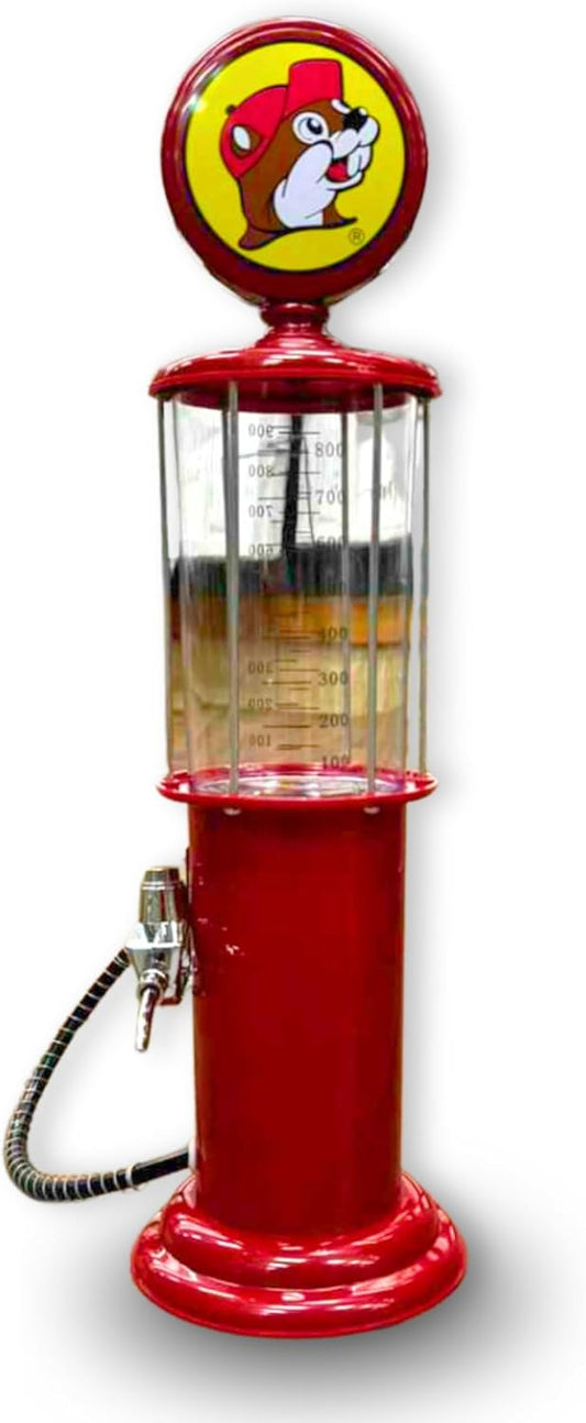 Buc-ee's Gas Pump Beverage Dispenser, 34 ounces