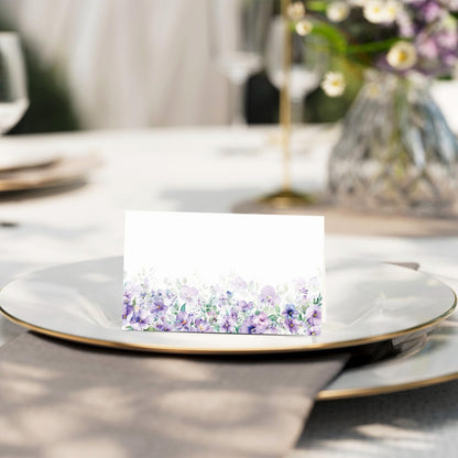 Eucalyptus Leaves Place Cards, Greenery Name Cards for Table Setting, Tented Food Setting Cards for Bridal Shower, Wedding, Baby Showers, Reserved Table Signs, 25 Pack Birthday Party Decorations -10