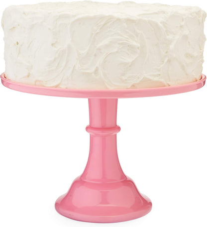 Twine Melamine Cake Stand, Cupcake Display Home Decor Food and Dessert Serving Accessory, 11.5 x 8 Inches, White, Set of 1
