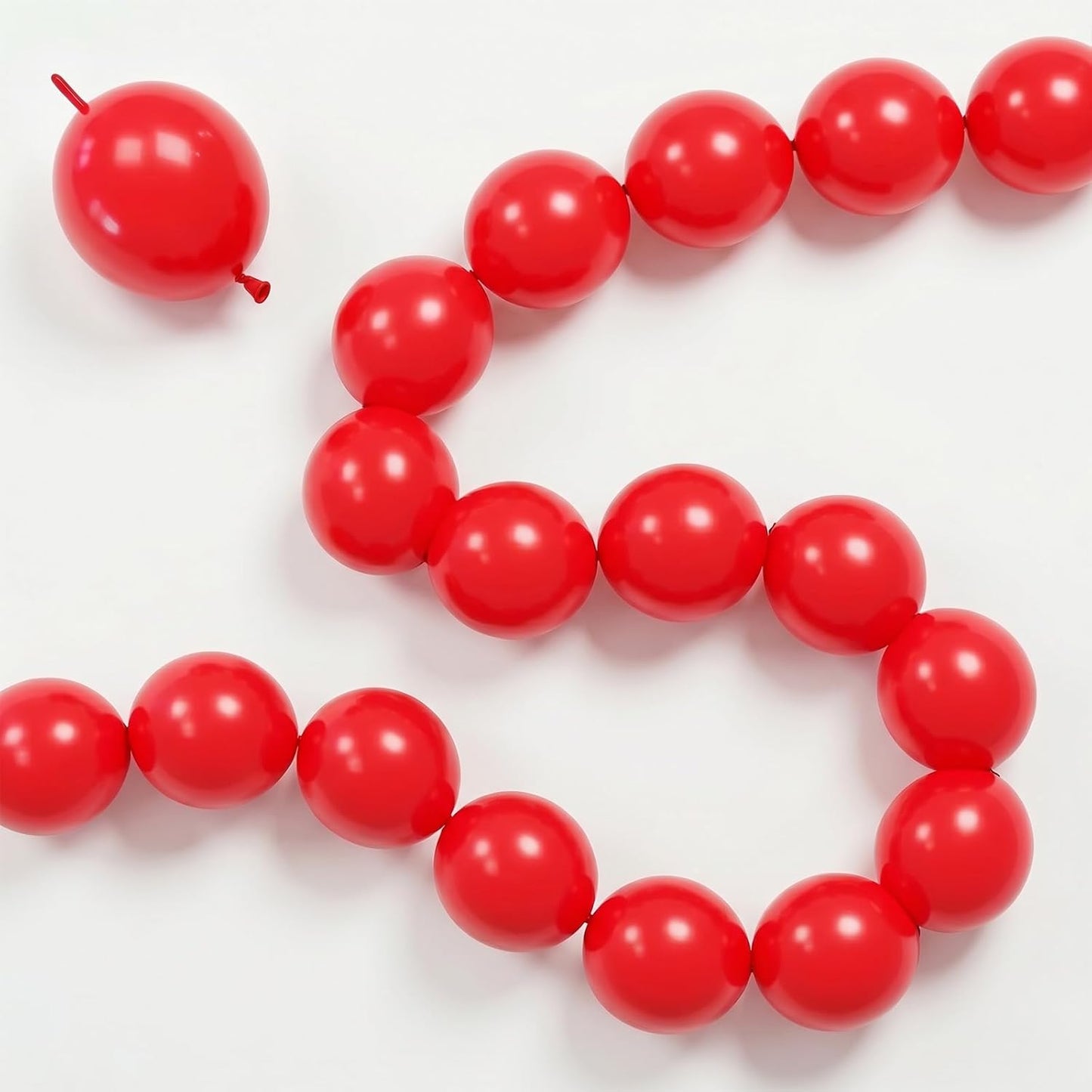 Gold Quick Link Balloons, 60PCS Linking for Balloon Wall Arch Chains, 6inch Linkable for Wedding Birthday Baby Shower Engagement Graduation Party Decorations