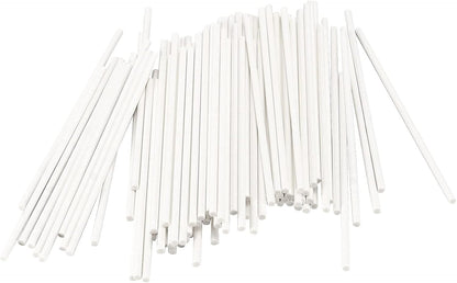 JEUIHAU 2000 PCS 6 Inches Lollypop Sticks, Paper Treat Stick, White Sucker Sticks, Treat Lollipop Sticks