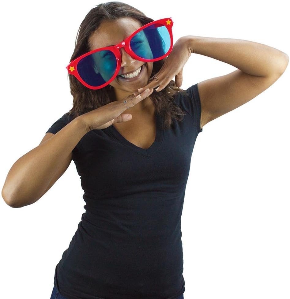Pudgy Pedro's Jumbo Party Sunglasses | Novelty Shades Perfect for Birthdays, Theme Parties, Weddings | Giant Glasses
