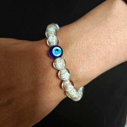 Handmade Glow-in-the-Dark Beaded Bracelet, Luminous Wrist Accessory, Fashion Bracelet for Women, Ideal Gift for Night Events, Parties & Birthdays