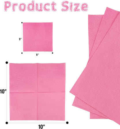 24 colors Cocktail Napkins 5 * 5inch disposable Beverage Napkin paper for Cocktail, Wedding, Dinner，Brithday Party Dessert Wine Paper Napkins（ 120 Count）