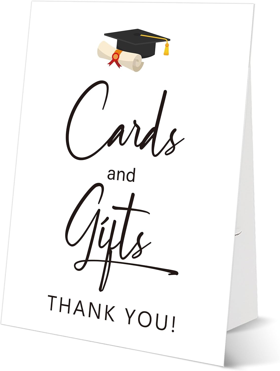 Graduation Tabletop Sign, Guestbook Sign, Include One 8×11 Signs with Holder, Graduation Party Signs for Class of 2026, High School College Grad Decoration - QF02
