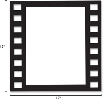 Beistle Black 5 Piece Filmstrip Photo Fun Frames, 12"