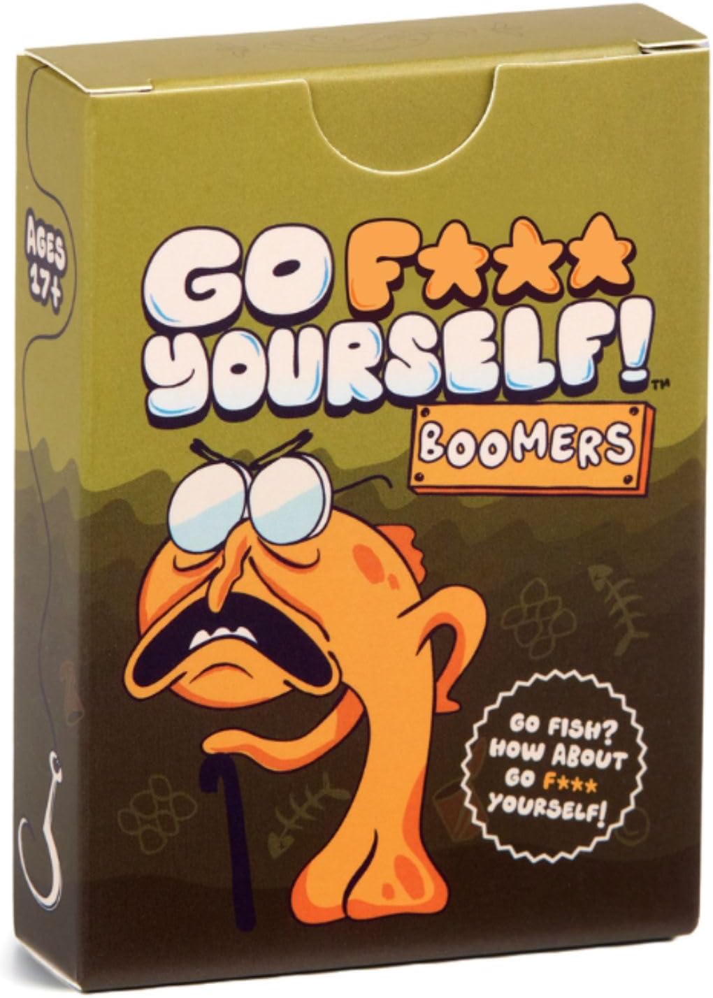 Go F Yourself! – The Grown Up Go Fish Card Game You've Always Wanted | Hilarious Party Game for Grown Ups, 2+ Players | 52 Cards, 13 Unique Pairs Edition