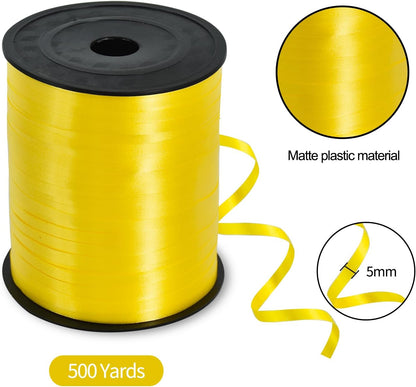 TONIFUL 500 Yards Curling Ribbon-Balloon Ribbon-Balloon String for Art&Craft Decor,Gift Wrapping,Ribbons and Bows for Christmas New Year Birthday Gifts (Silver)