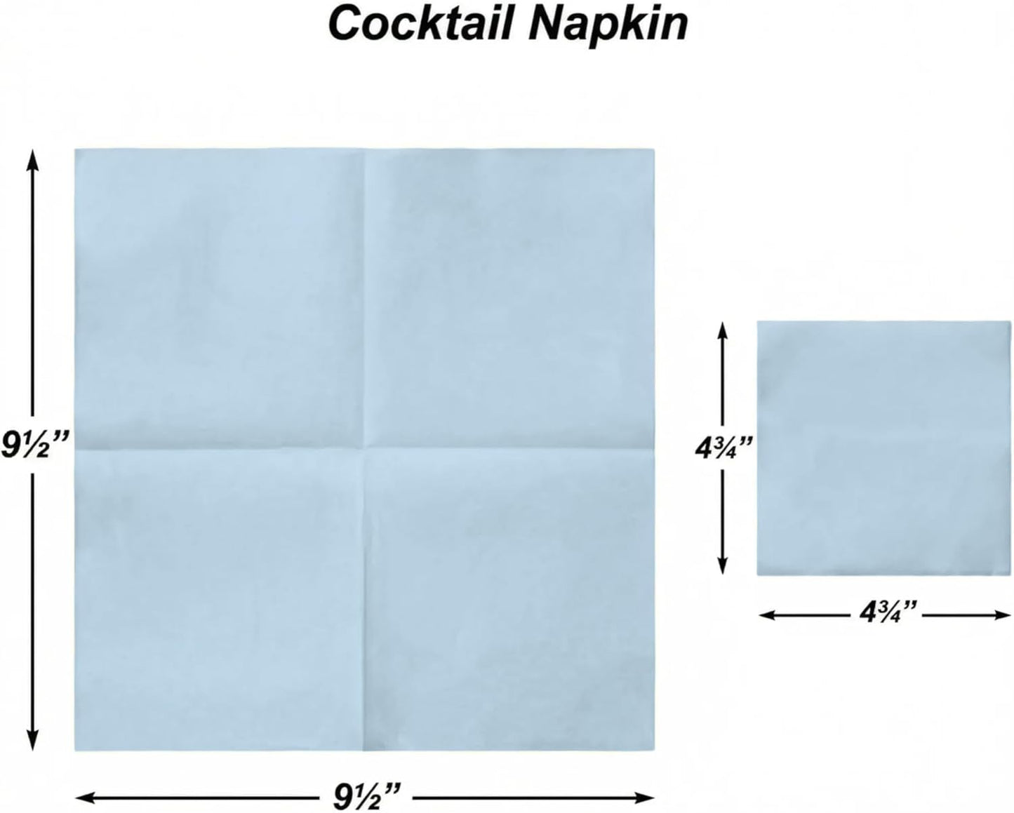 AH AMERICAN HOMESTEAD Cocktail Napkins-Disposable Beverage/Bar Napkins-White Linen-Like Square Napkins-Eco-Friendly & Compostable-Everyday Use, Party or Wedding 4.75inch x 4.75inch (100 Count, White)